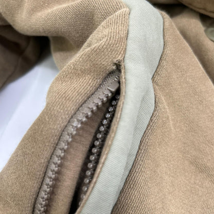 DIESEL Khaki Panel Design Hooded Jacket Size L