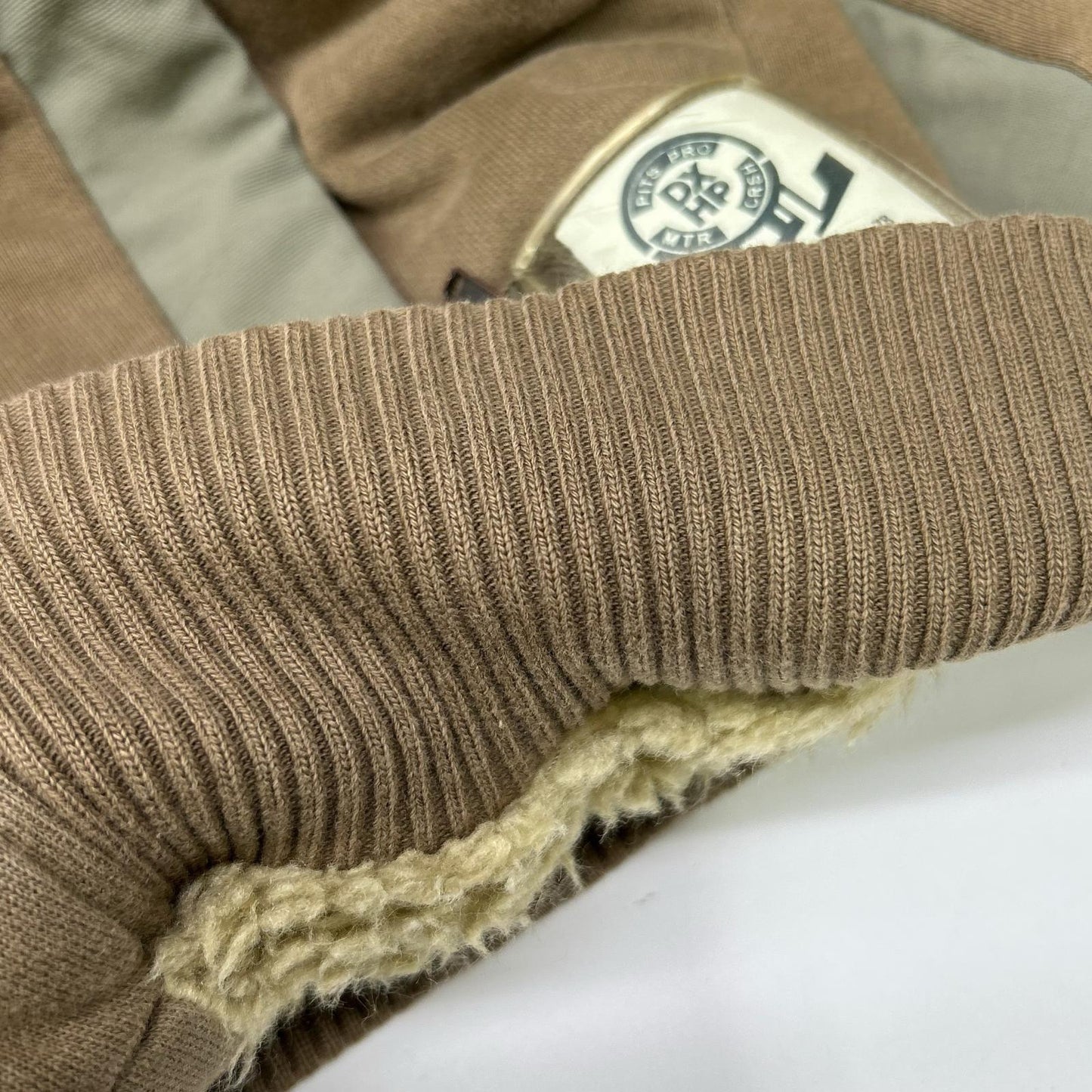 DIESEL Khaki Panel Design Hooded Jacket Size L
