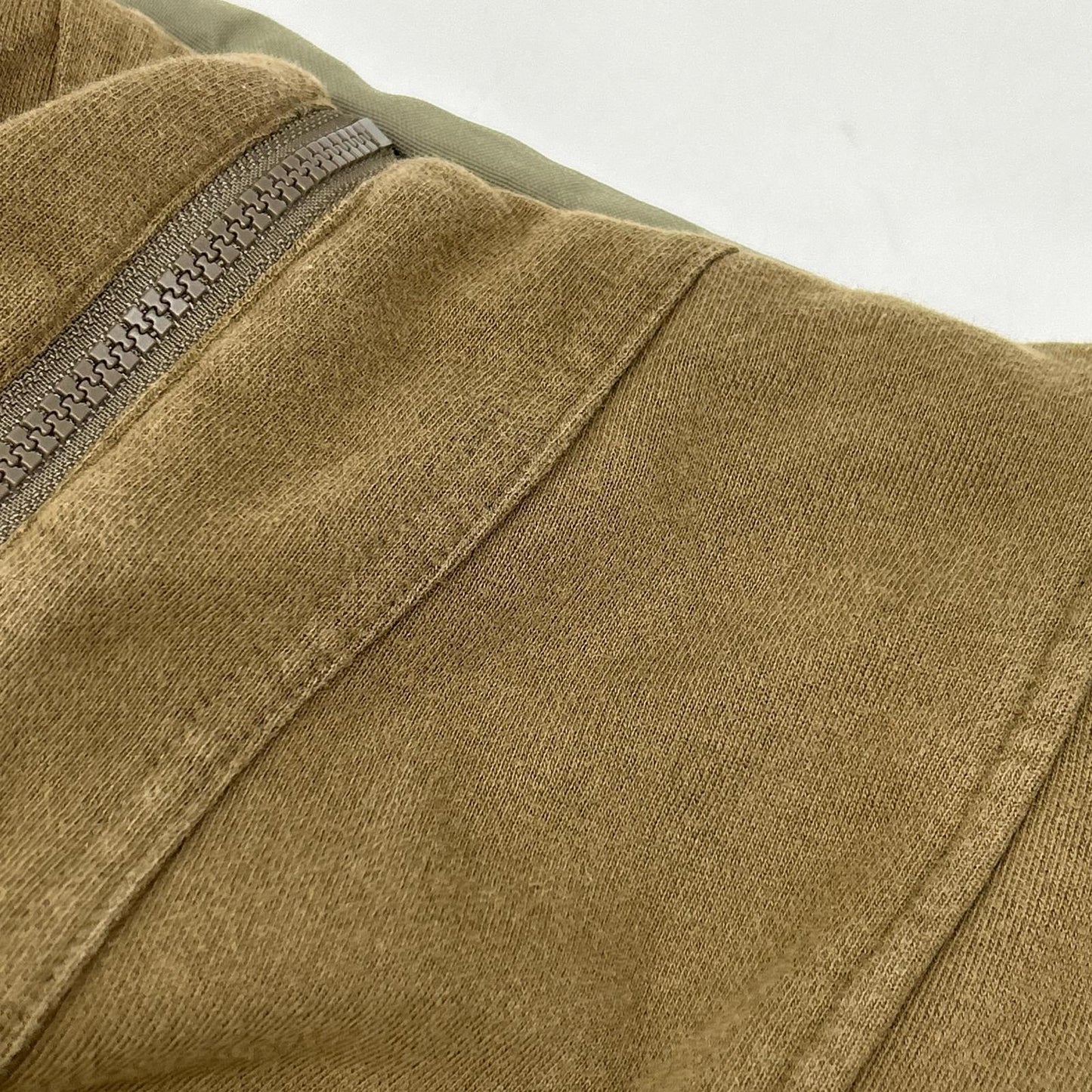 DIESEL Khaki Panel Design Hooded Jacket Size L