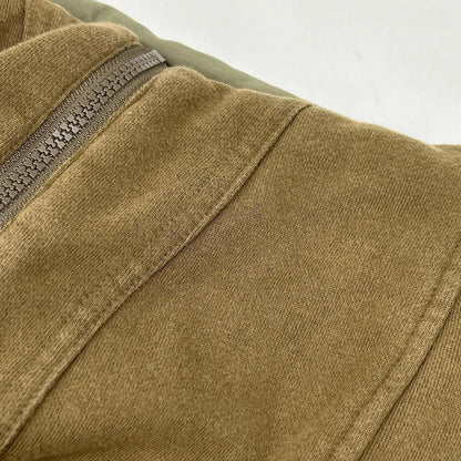 DIESEL Khaki Panel Design Hooded Jacket Size L