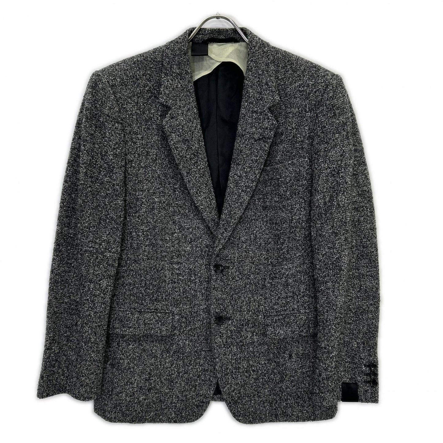 N.Hoolywood Grey Wool Herringbone Single Jacket Size