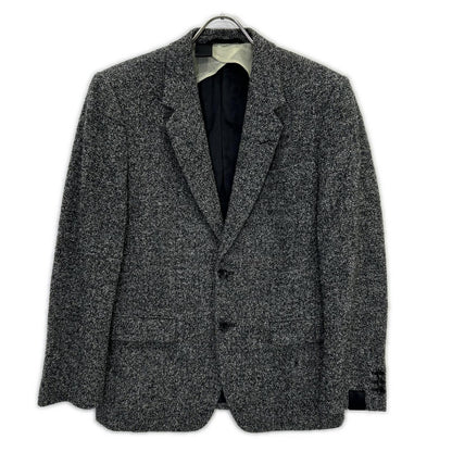 N.Hoolywood Grey Wool Herringbone Single Jacket Size