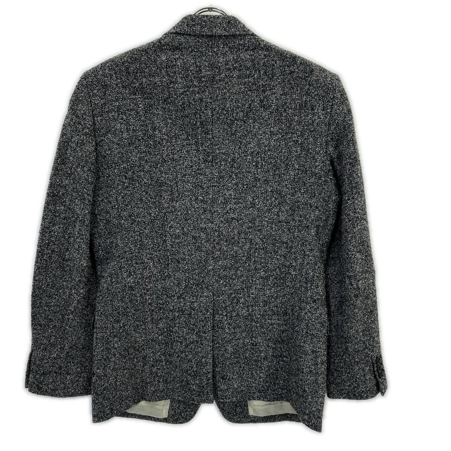 N.Hoolywood Grey Wool Herringbone Single Jacket Size
