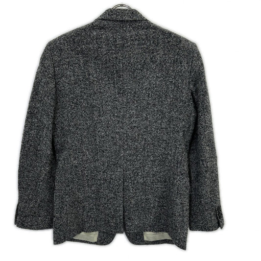 N.Hoolywood Grey Wool Herringbone Single Jacket Size