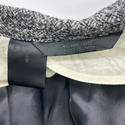 N.Hoolywood Grey Wool Herringbone Single Jacket Size