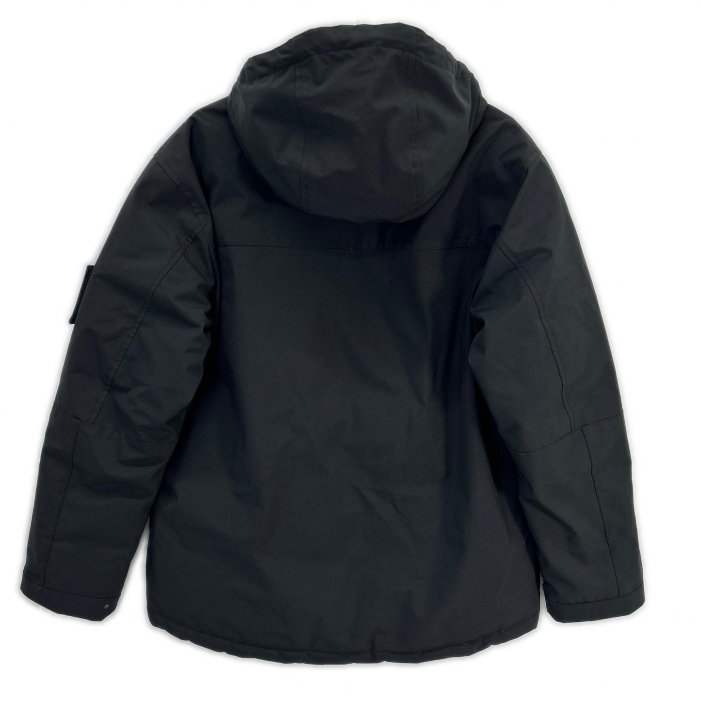 CAMP7 Black Hooded Down Jacket Size M