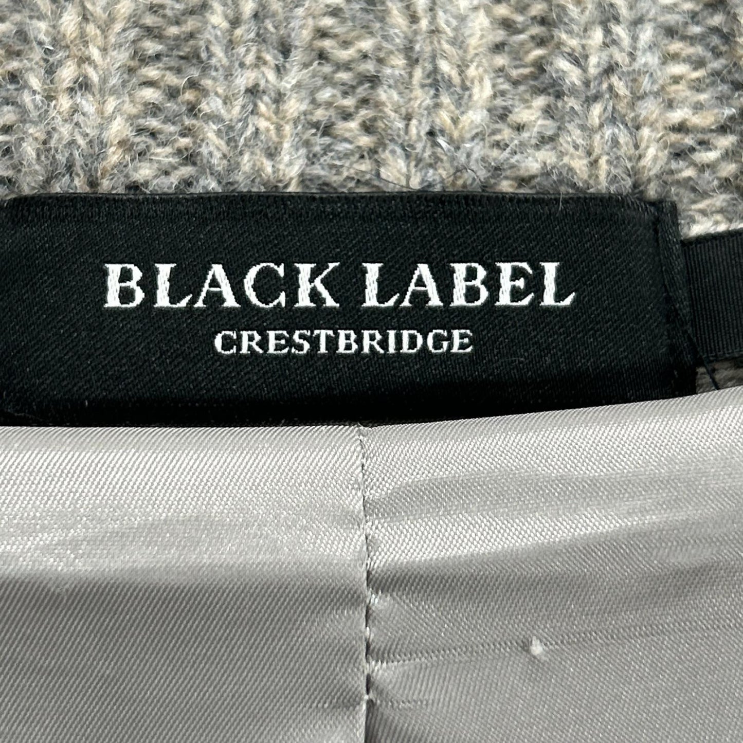 BLACK LABEL CRESTBRIDGE Multi Panel Check Zip Jacket Size M