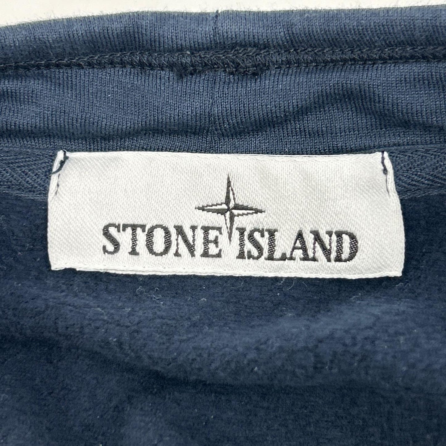 STONE ISLAND Navy Stretch Crewneck Sweatshirt Size XXL
