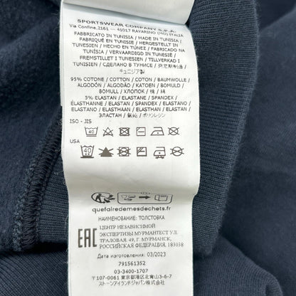 STONE ISLAND Navy Stretch Crewneck Sweatshirt Size XXL