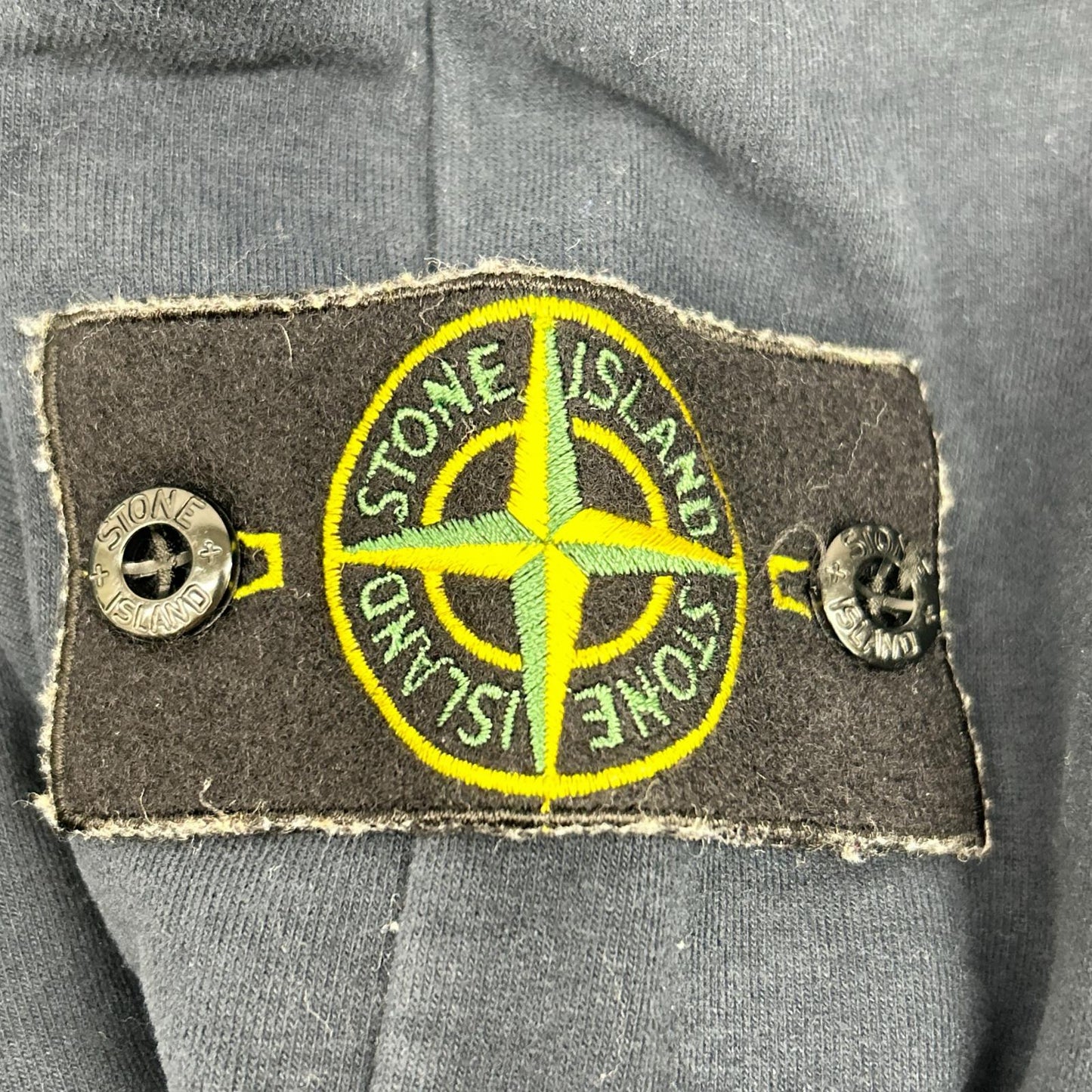 STONE ISLAND Navy Stretch Crewneck Sweatshirt Size XXL