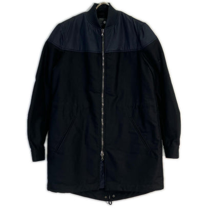 DIESEL BlackGold Black Jessy Nylon Coat Size 46