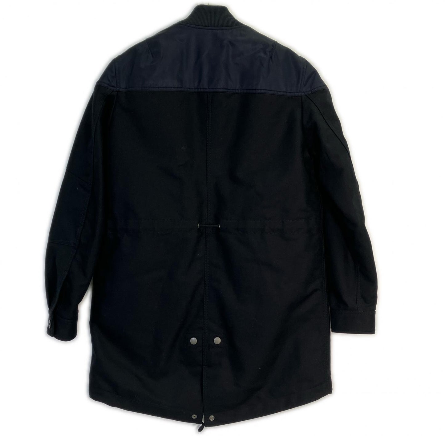 DIESEL BlackGold Black Jessy Nylon Coat Size 46