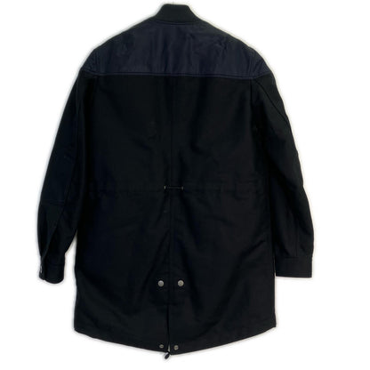 DIESEL BlackGold Black Jessy Nylon Coat Size 46
