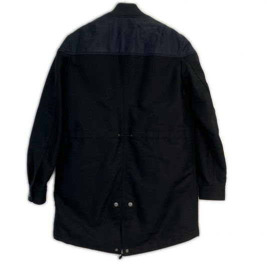 DIESEL BlackGold Black Jessy Nylon Coat Size 46
