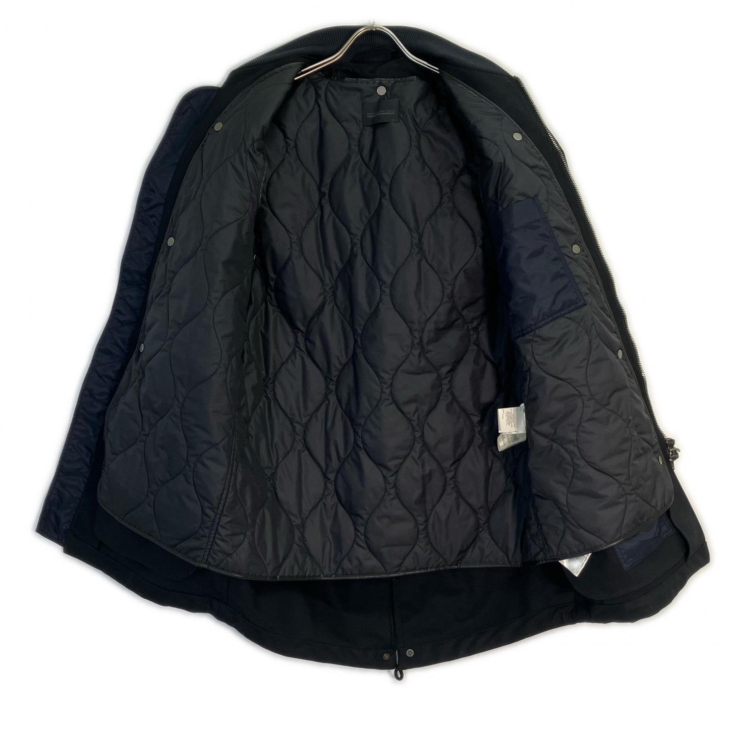 DIESEL BlackGold Black Jessy Nylon Coat Size 46
