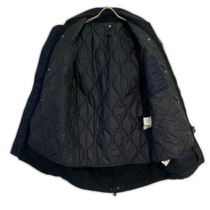 DIESEL BlackGold Black Jessy Nylon Coat Size 46
