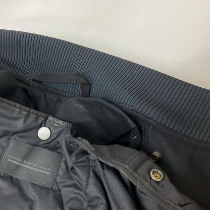 DIESEL BlackGold Black Jessy Nylon Coat Size 46