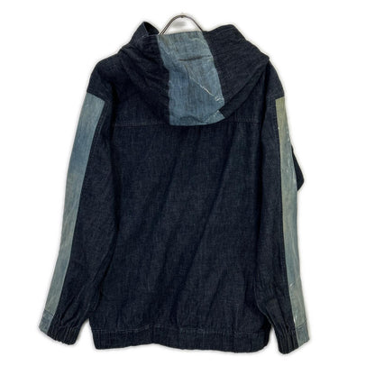 DIESEL BlackGold Indigo Denim Hooded Jacket Size 46