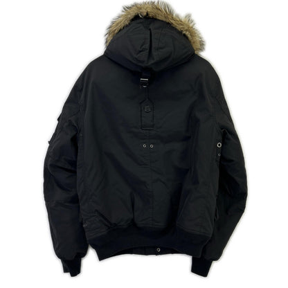 POLO RALPH LAUREN Black Hooded Down Parka Jacket Size S