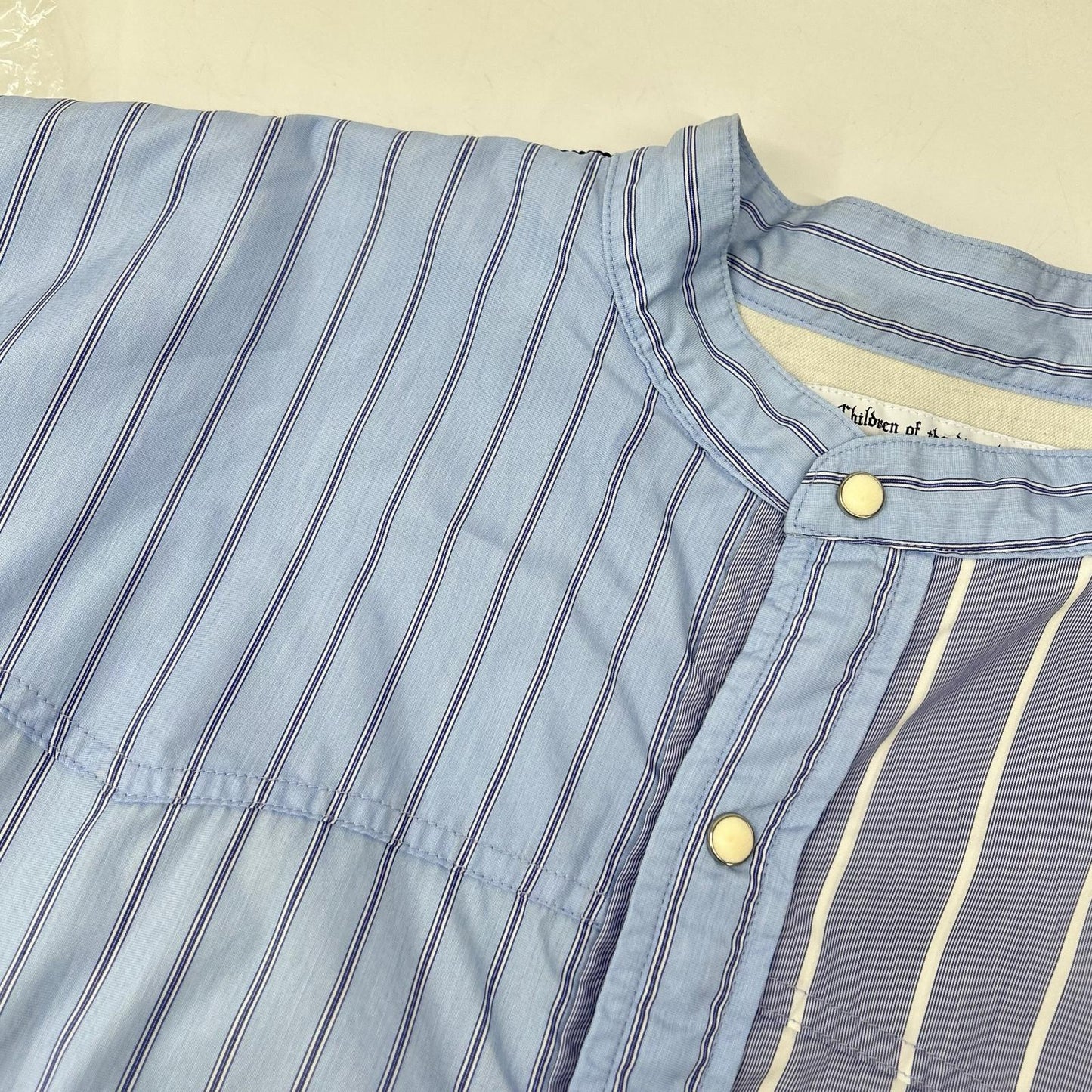Children of the discordance Blue Panel Stripe Shirt Size 3