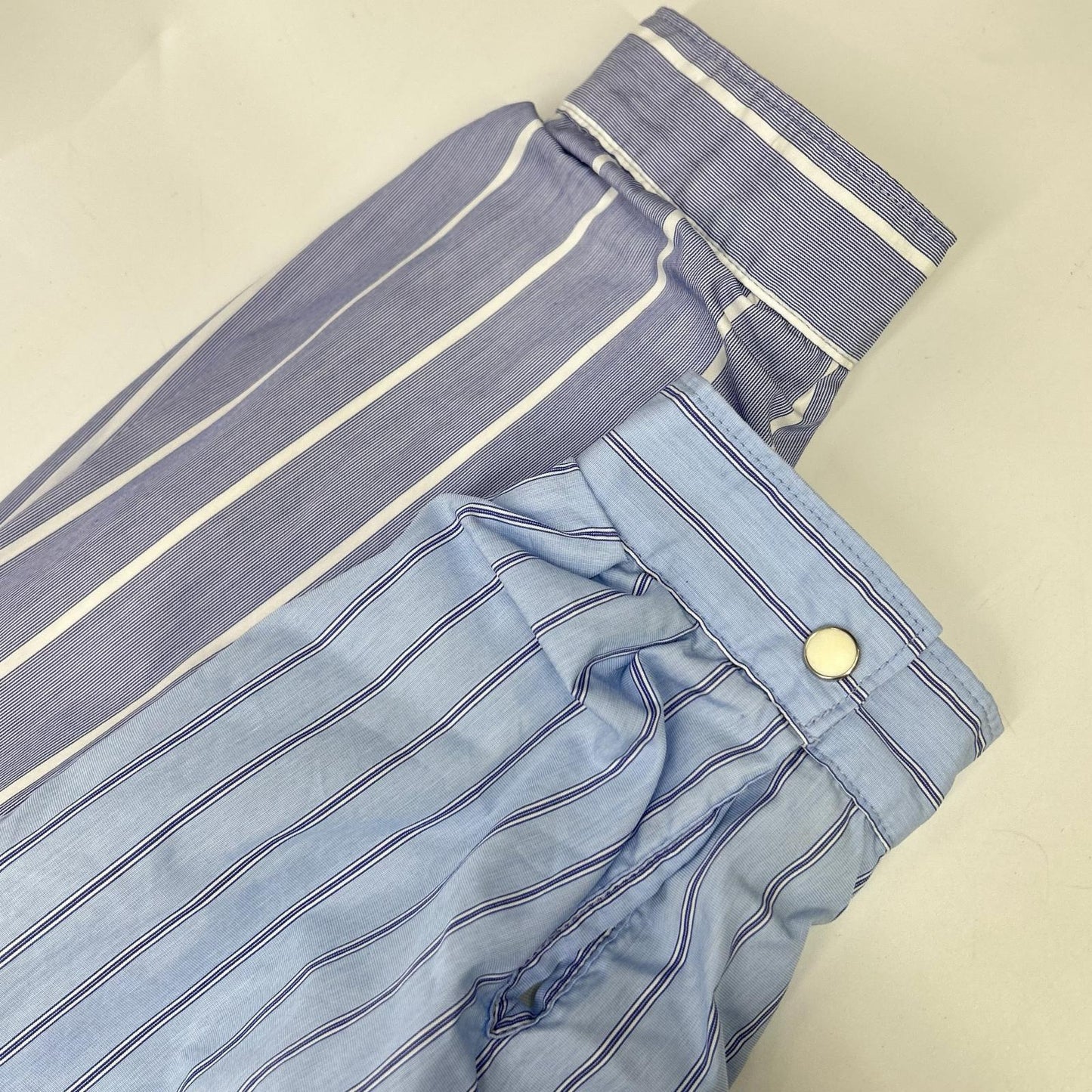 Children of the discordance Blue Panel Stripe Shirt Size 3