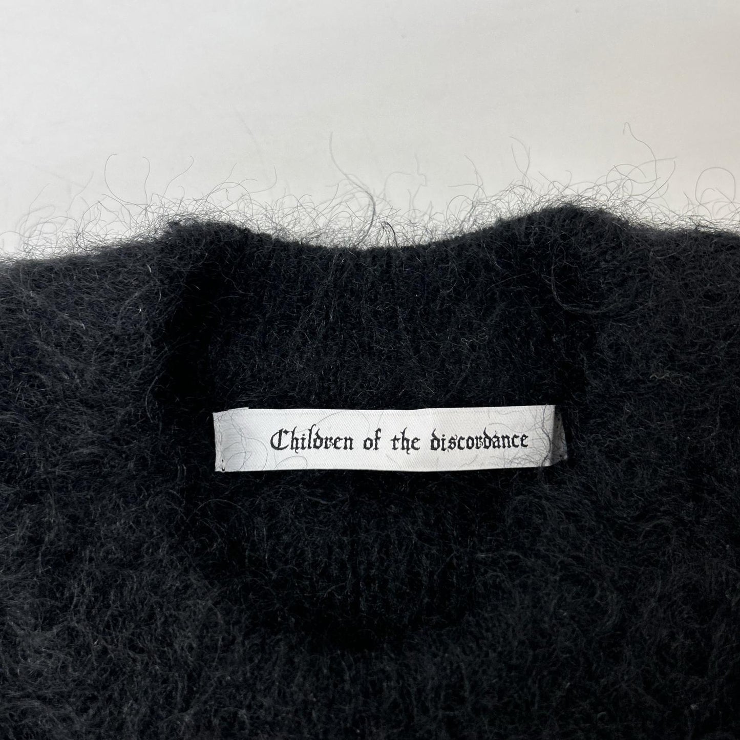 Children of the discordance Black Striped Mohair Knit Size 3