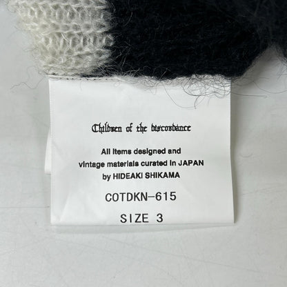 Children of the discordance Black Striped Mohair Knit Size 3