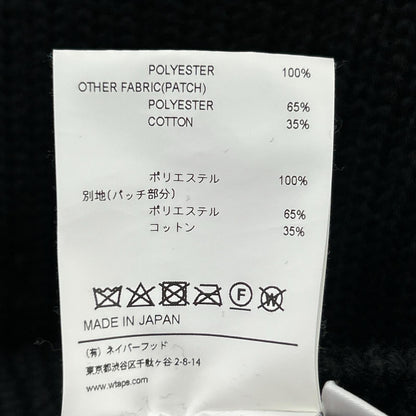 WTAPS '22 Black Commander Knit Sweater Size X03