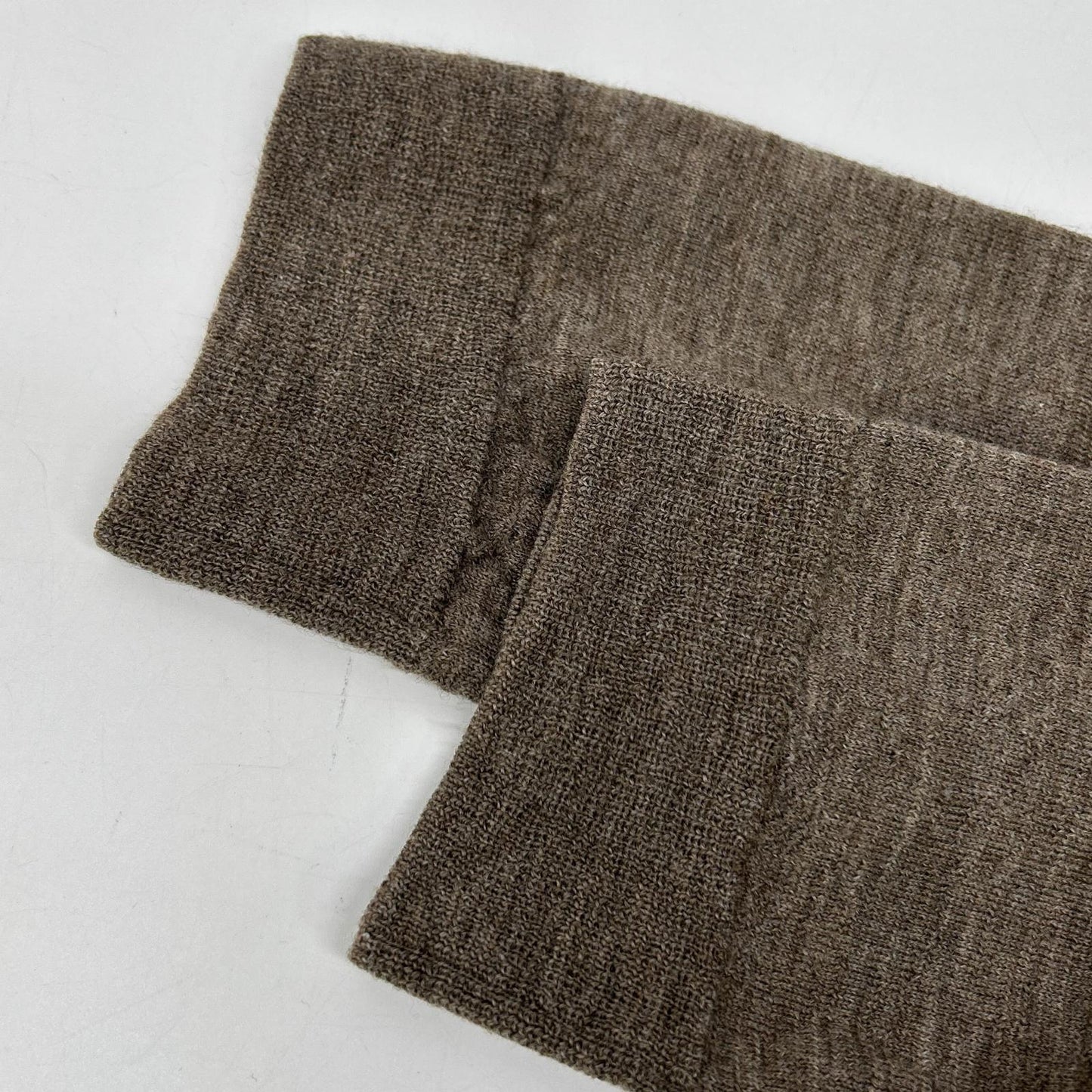 Maison Margiela '24 Brown Elbow Patch Knit Cardigan Size S