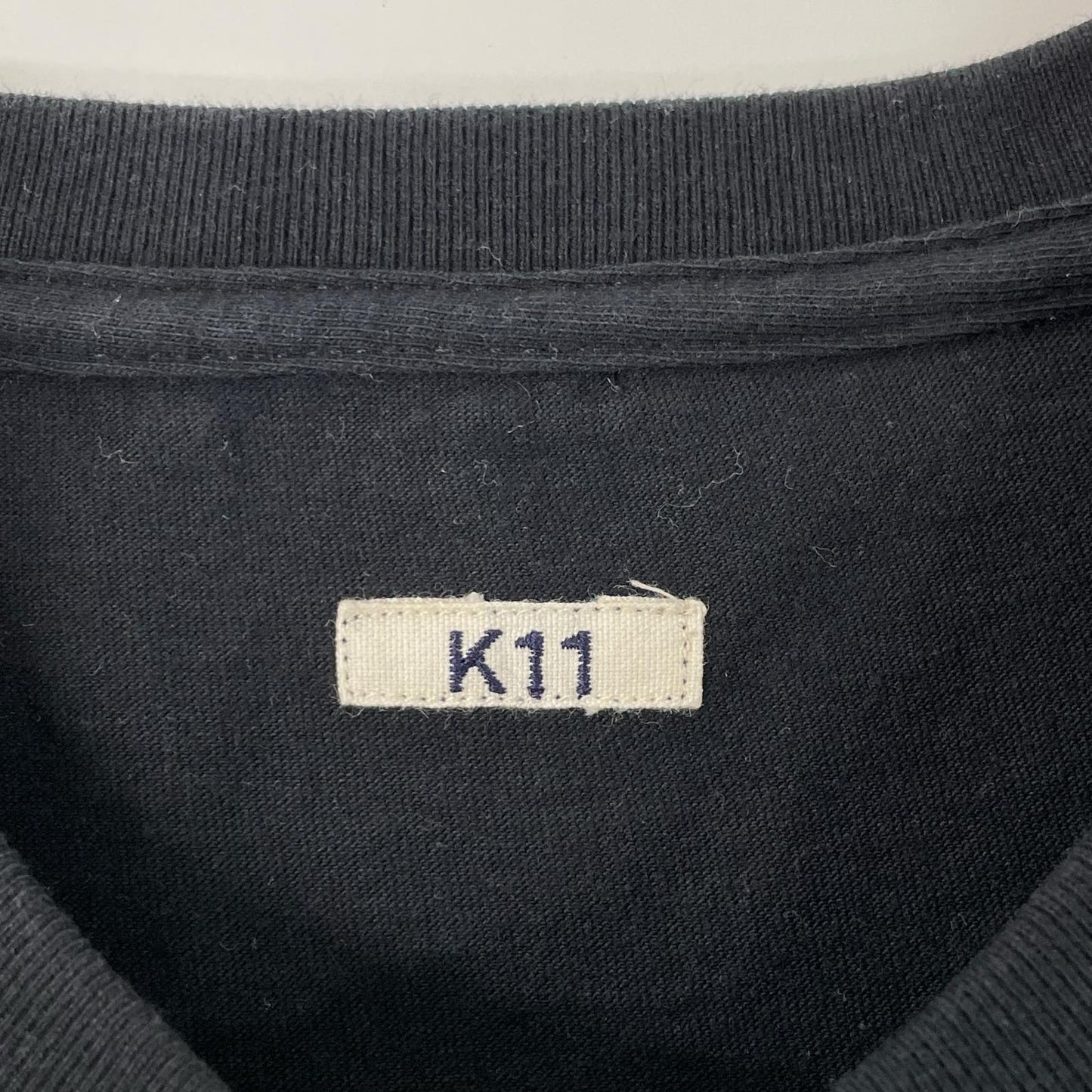 KHOKI 24FW Black STAFF T-Shirt Size 3