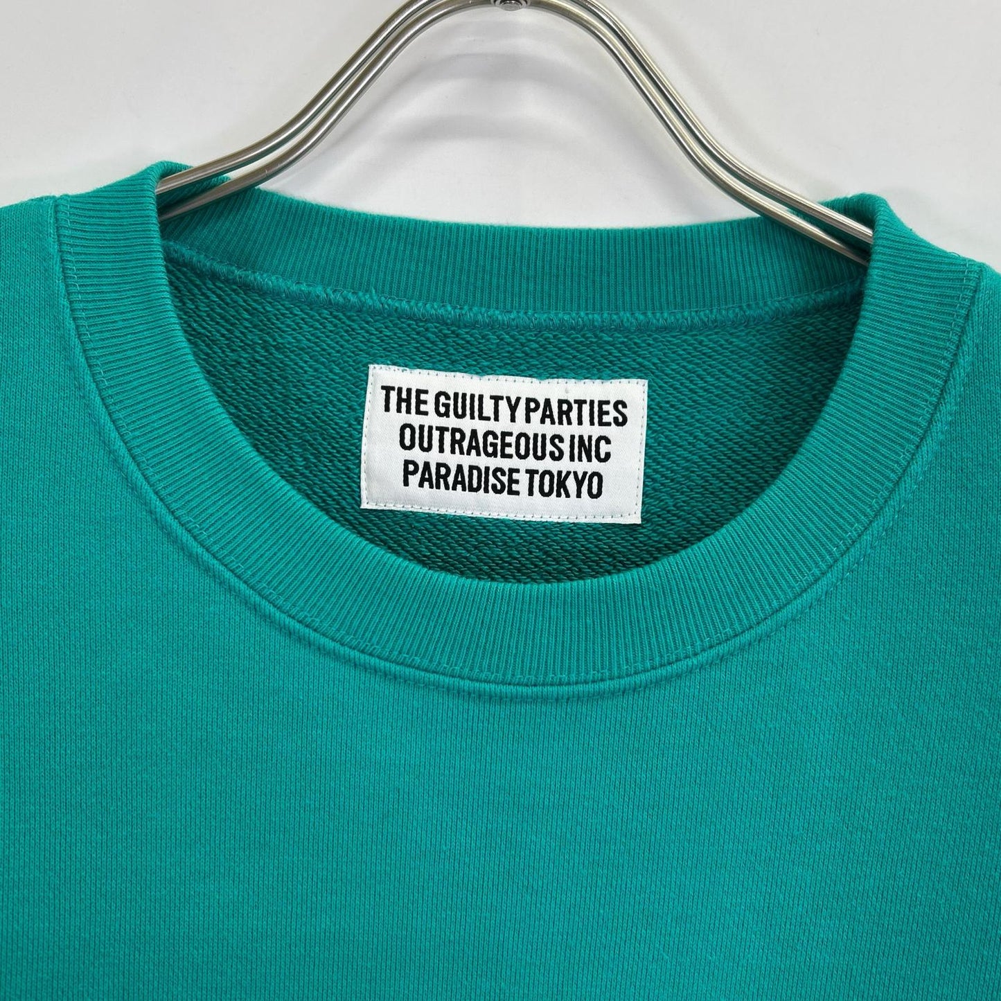 WACKO MARIA 24FW Green Middle Weight Sweat Shirt Size L
