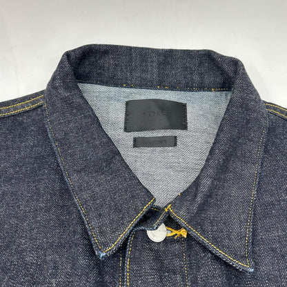 YOKE 24FW Hand Painted Denim Trucker Jacket Size 3