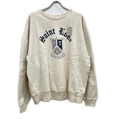 SAINT MICHAEL SAINT LOUE CREW NECK SWEAT Ivory Size XL
