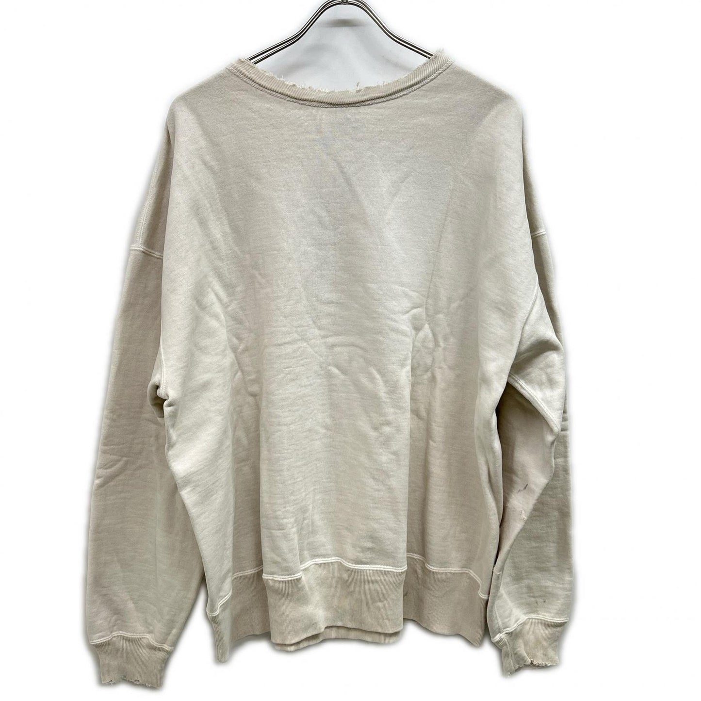 SAINT MICHAEL SAINT LOUE CREW NECK SWEAT Ivory Size XL