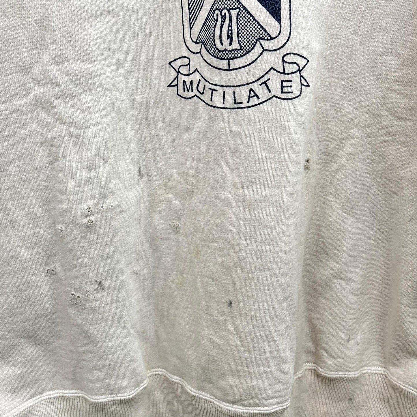 SAINT MICHAEL SAINT LOUE CREW NECK SWEAT Ivory Size XL