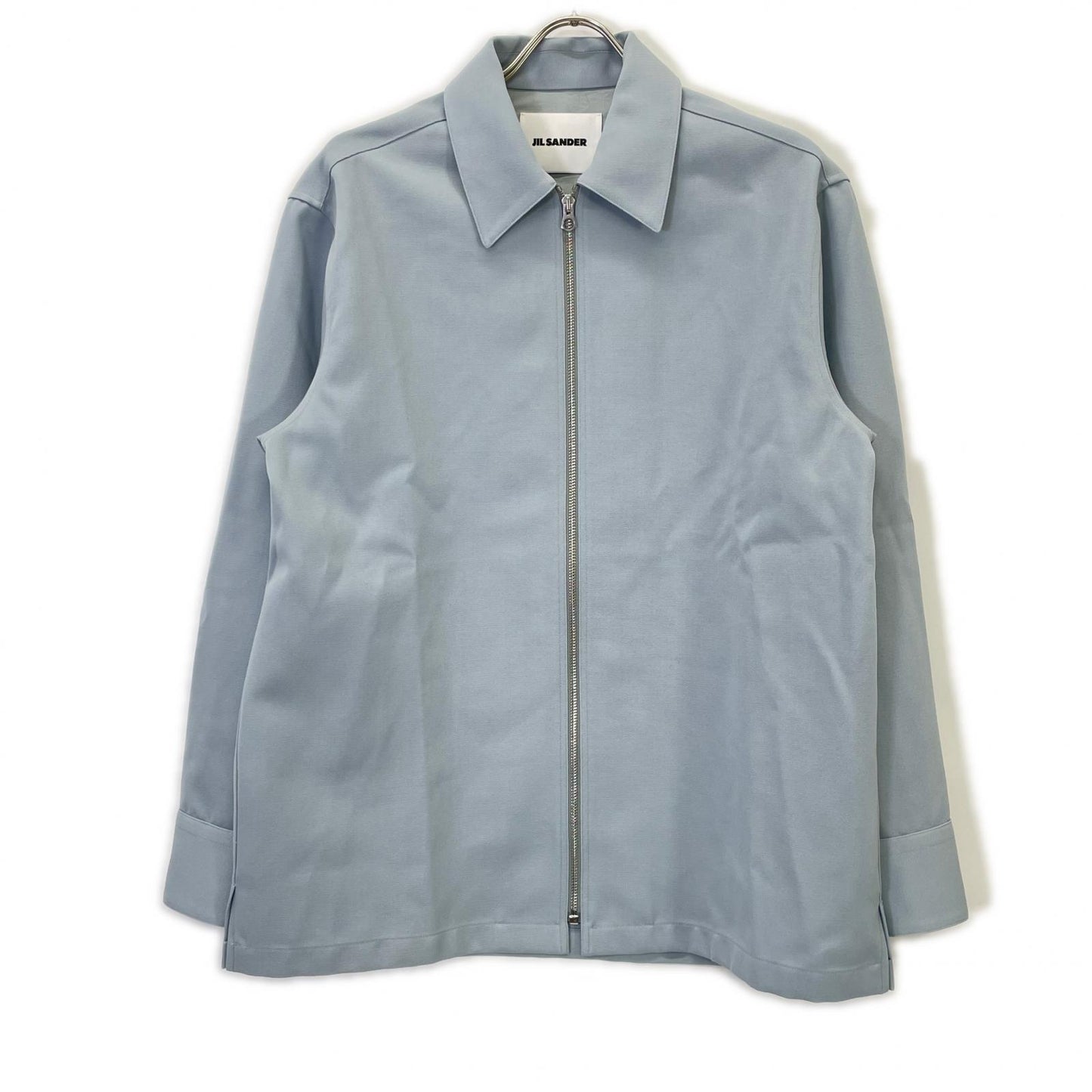 JILSANDER 23 Wool Shirt Jacket Blue Size L