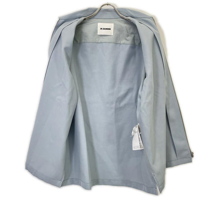 JILSANDER 23 Wool Shirt Jacket Blue Size L
