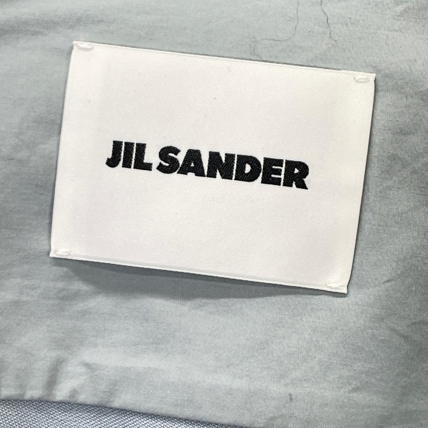 JILSANDER 23 Wool Shirt Jacket Blue Size L