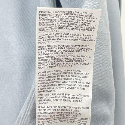 JILSANDER 23 Wool Shirt Jacket Blue Size L
