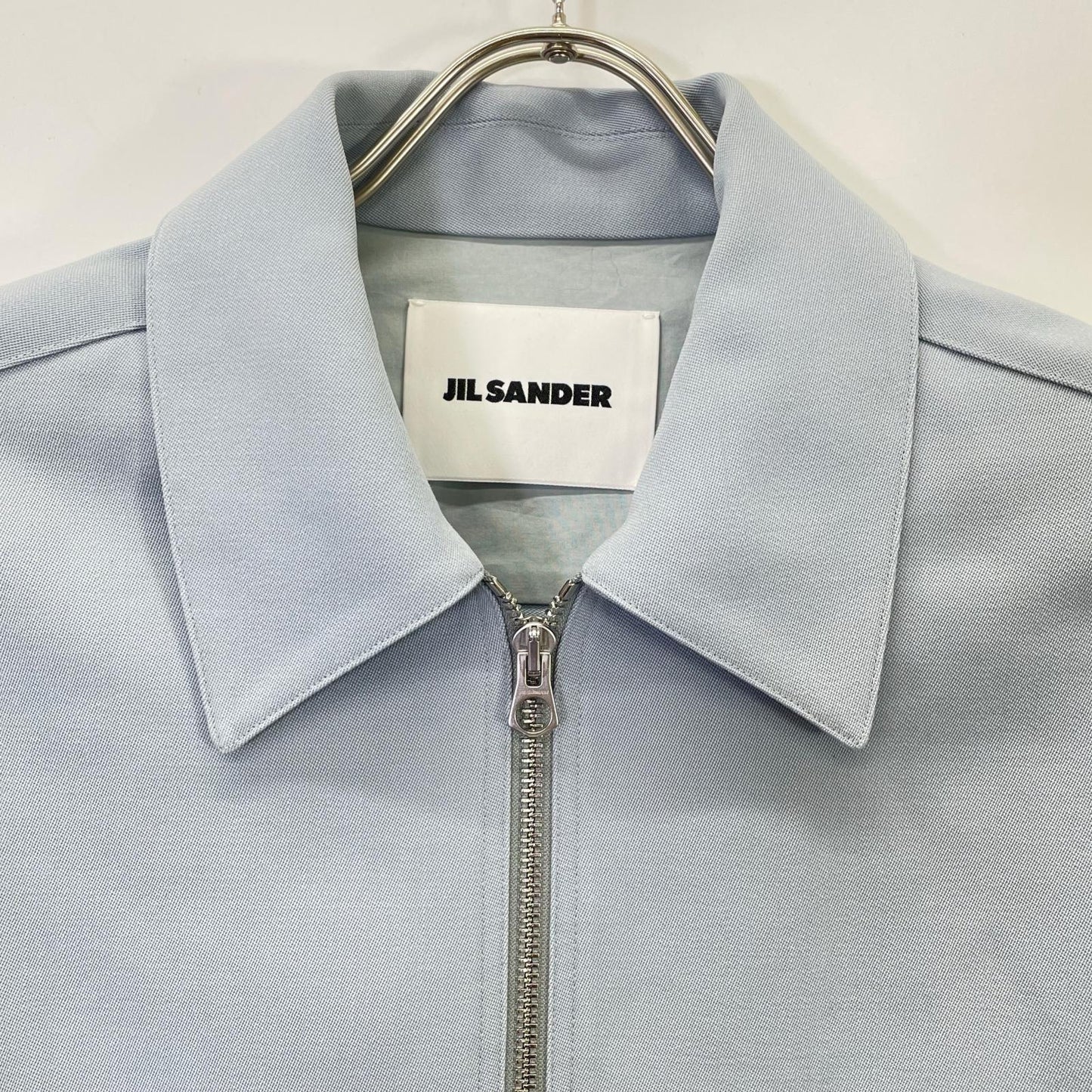 JILSANDER 23 Wool Shirt Jacket Blue Size L