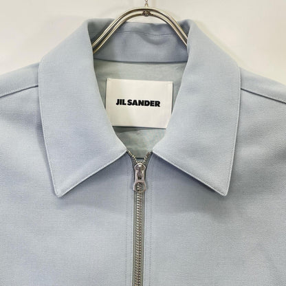 JILSANDER 23 Wool Shirt Jacket Blue Size L