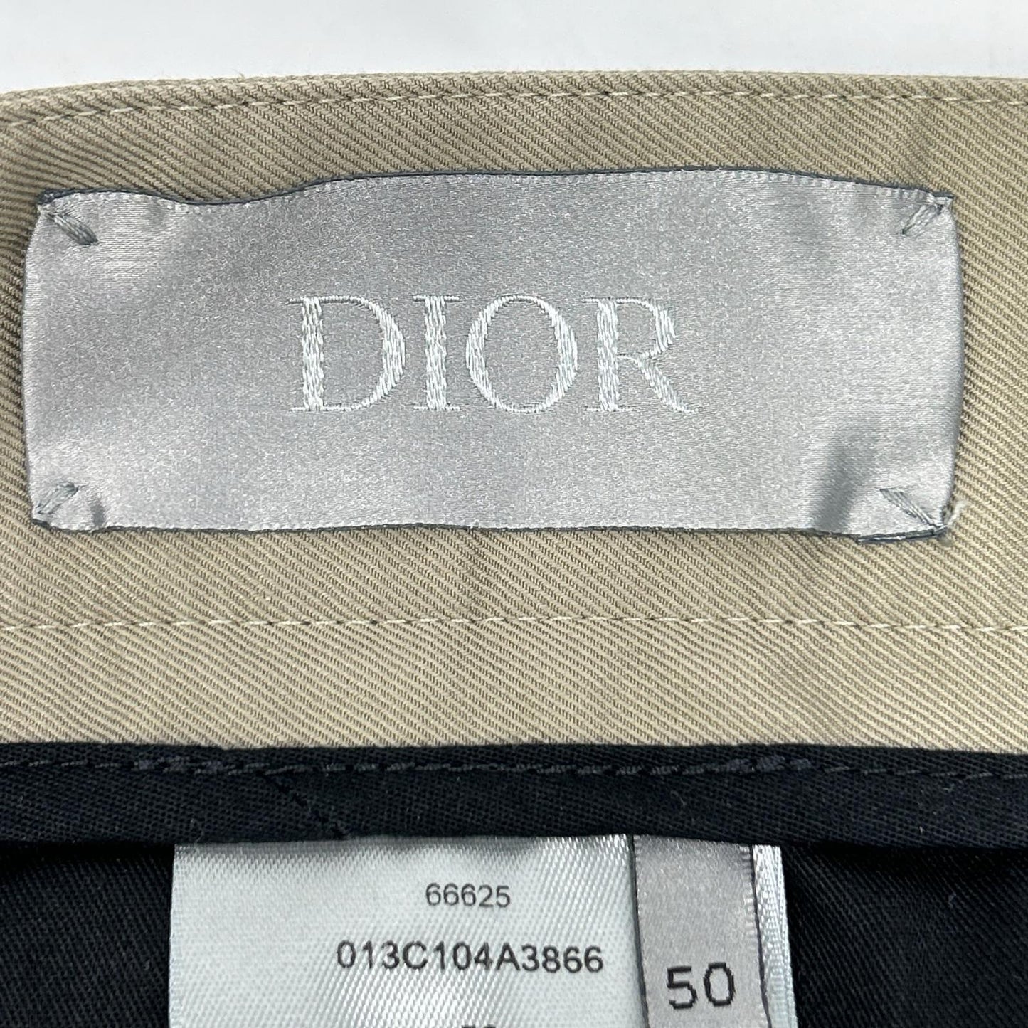 DIOR 20SS Cotton Pants Beige Size 50