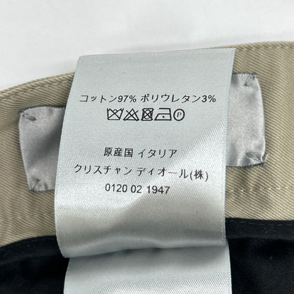DIOR 20SS Cotton Pants Beige Size 50