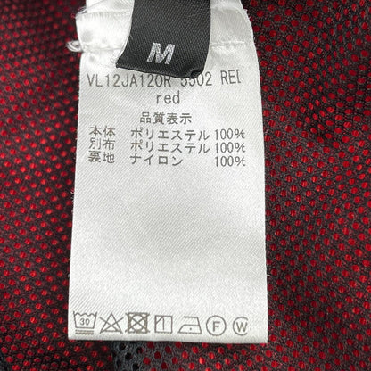 VTMNTS Stand Collar Zip-Up Blouson Red Size M