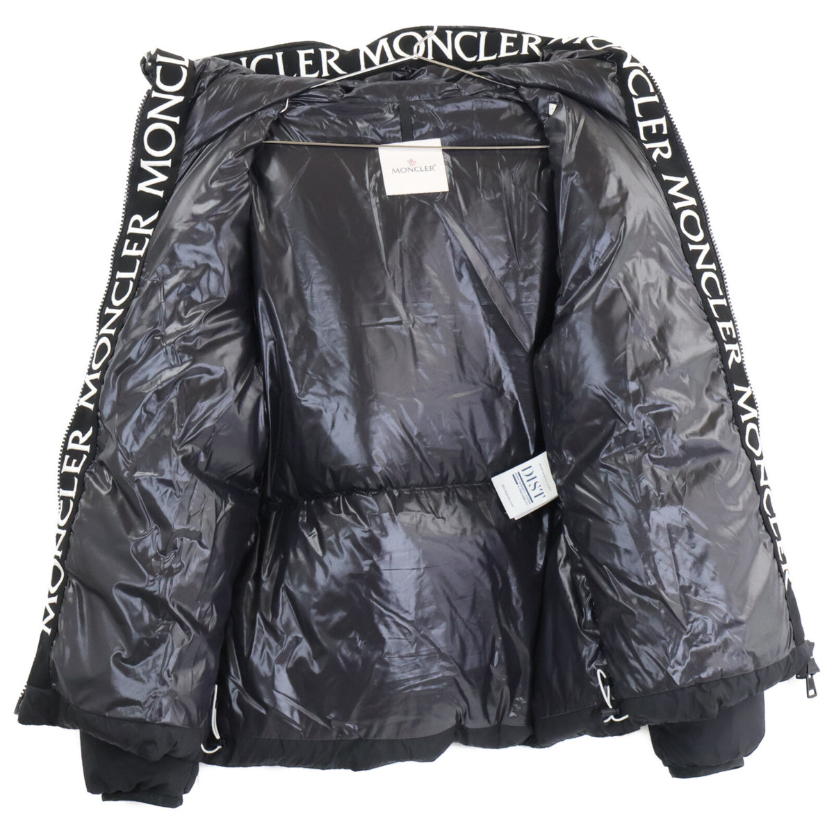 MONCLER MONTCLA Logo Hooded Down Jacket Black Size 2