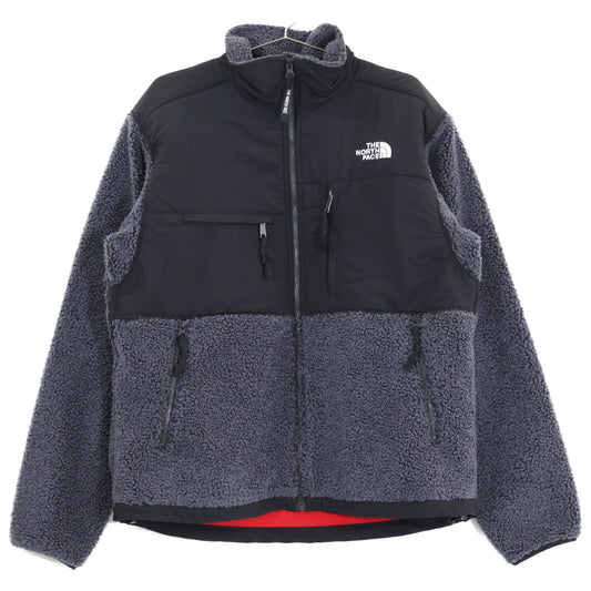 THE NORTH FACE NF0A4QYK Fleece Jacket Grey/Black Size MENS M