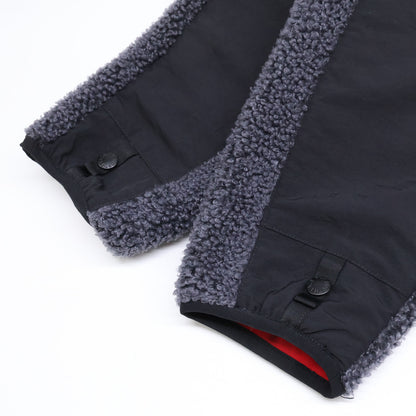 THE NORTH FACE NF0A4QYK Fleece Jacket Grey/Black Size MENS M
