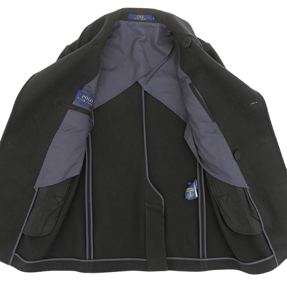 POLO RALPH LAUREN 13-Star Button P-Coat Black Size XS