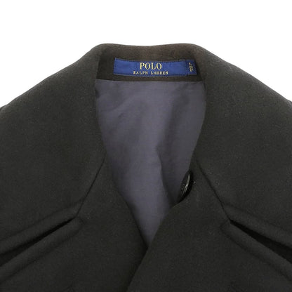 POLO RALPH LAUREN 13-Star Button P-Coat Black Size XS