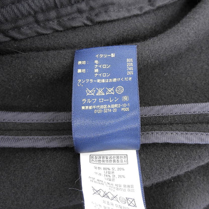POLO RALPH LAUREN 13-Star Button P-Coat Black Size XS